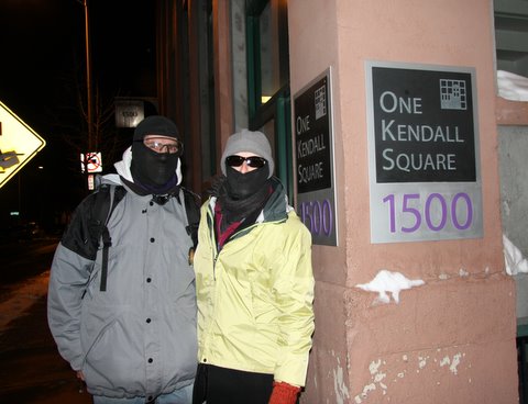 HolidayBalaclava.jpg - It was about -12F with the windchill... a bit rough for our southwestern blood.